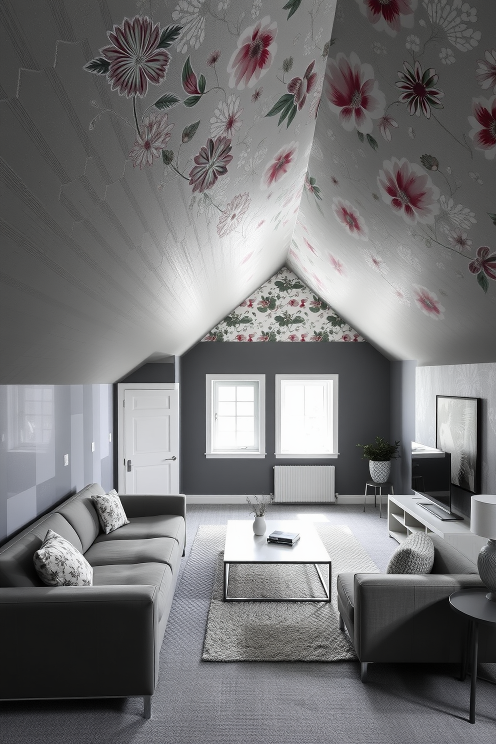 Attic Wallpaper Decorating Ideas 16