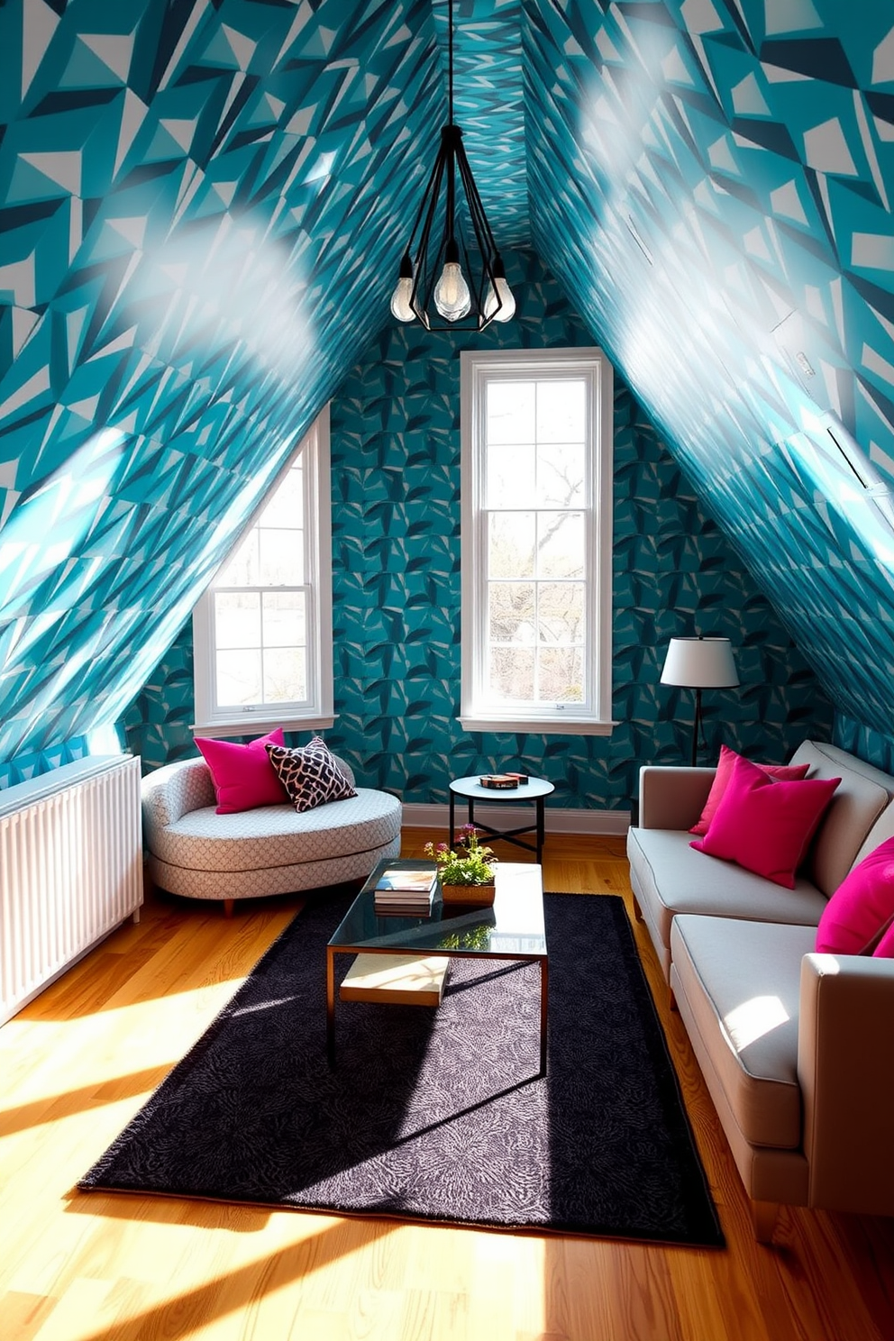 Attic Wallpaper Decorating Ideas 2