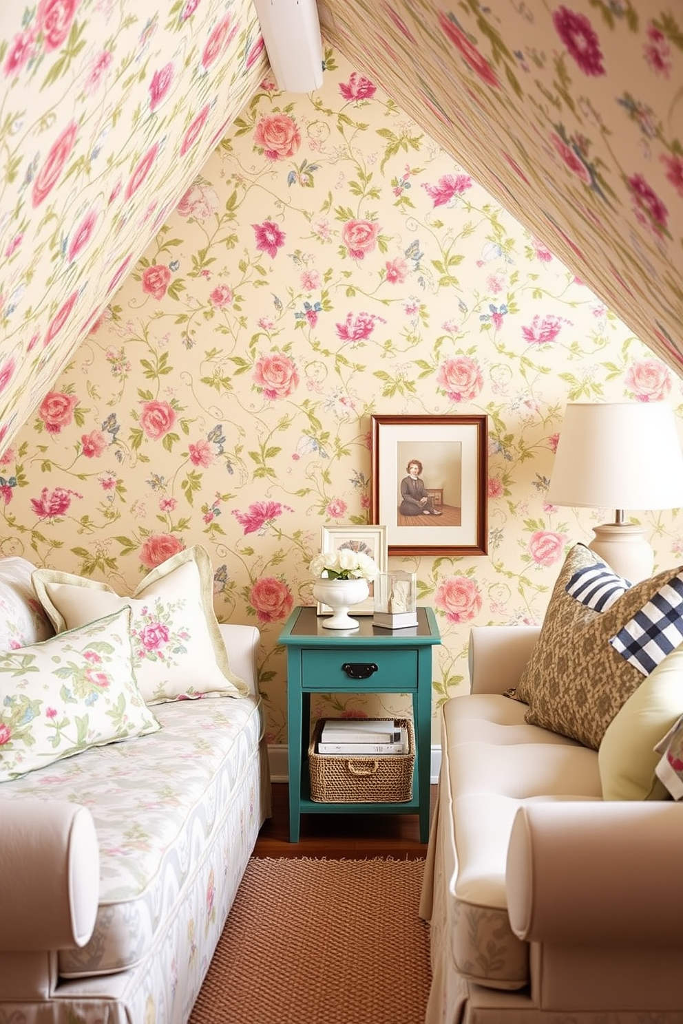 Attic Wallpaper Decorating Ideas 23