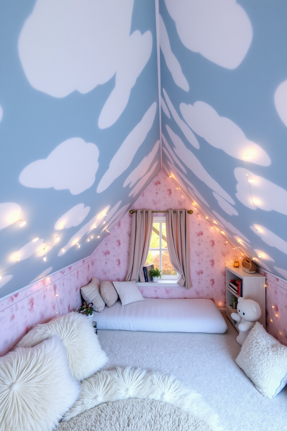 Attic Wallpaper Decorating Ideas 6