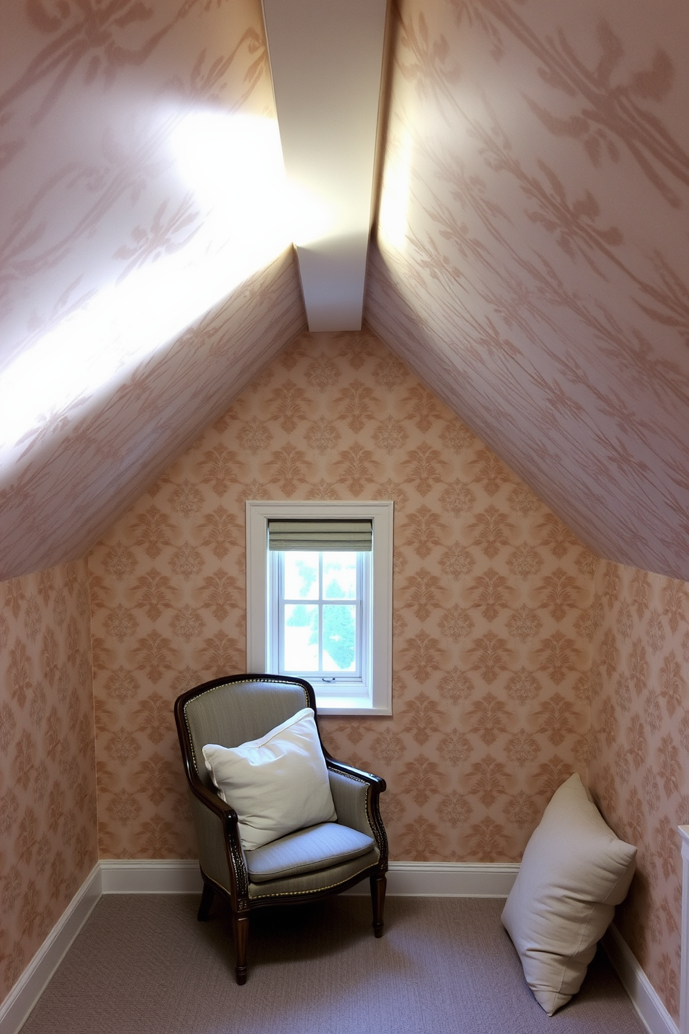 Attic Wallpaper Decorating Ideas 7