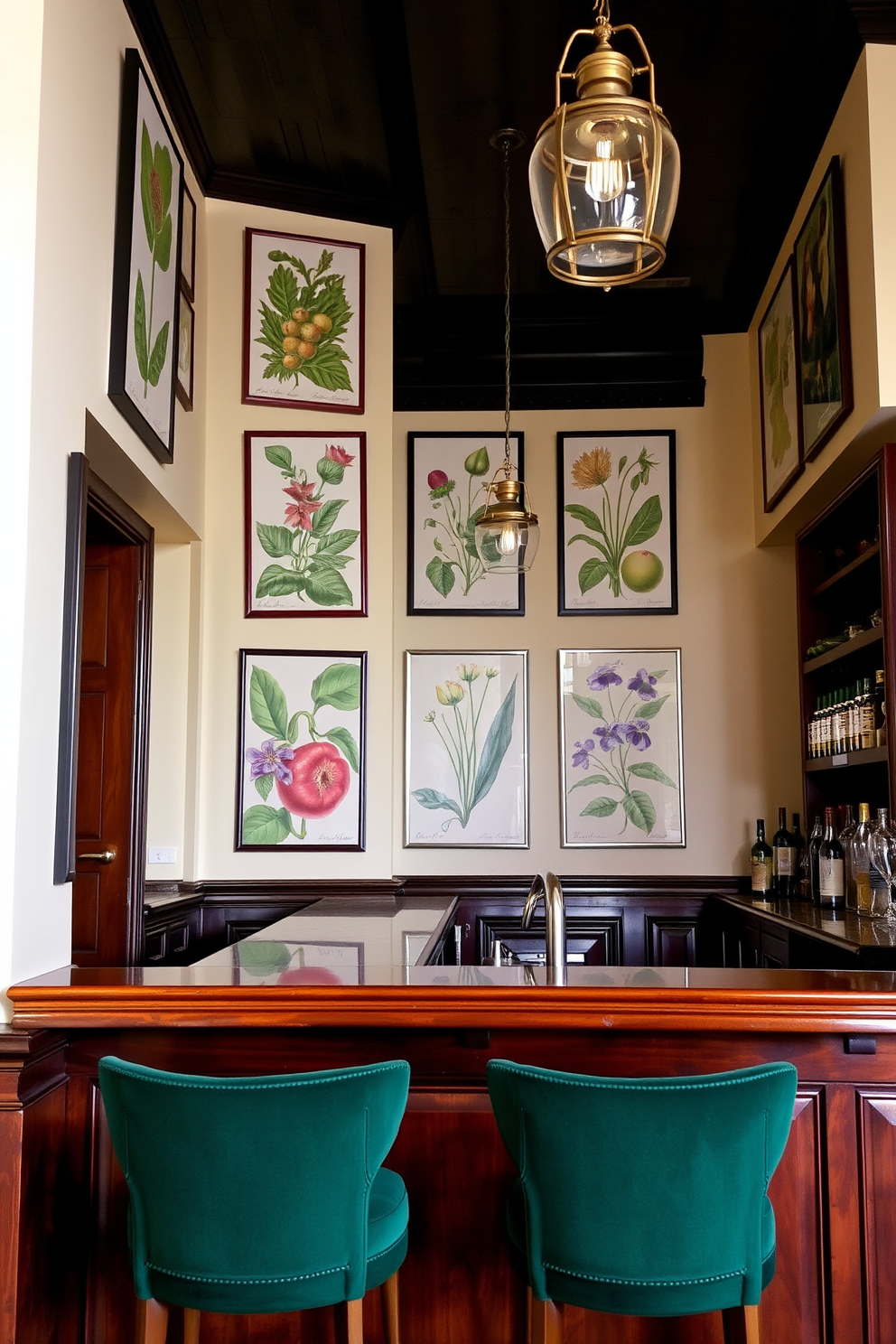 Bar Area Wall Painting Ideas 12