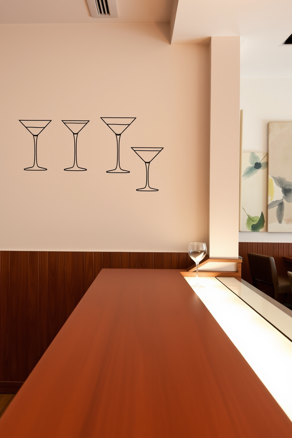 Bar Area Wall Painting Ideas 16