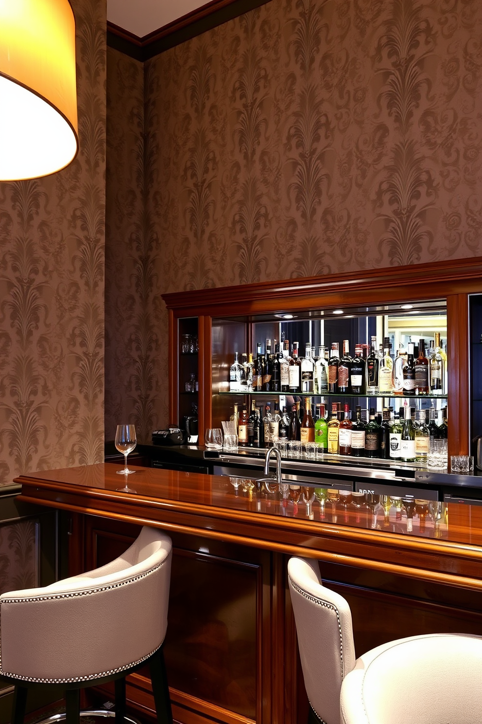 Bar Area Wallpaper Decorating Ideas 12