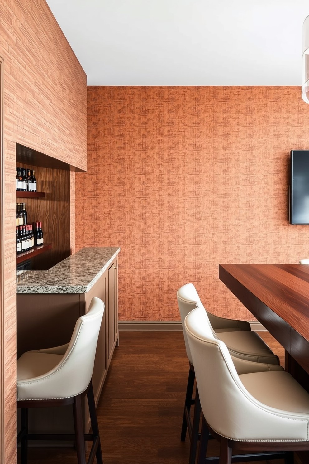 Bar Area Wallpaper Decorating Ideas 14