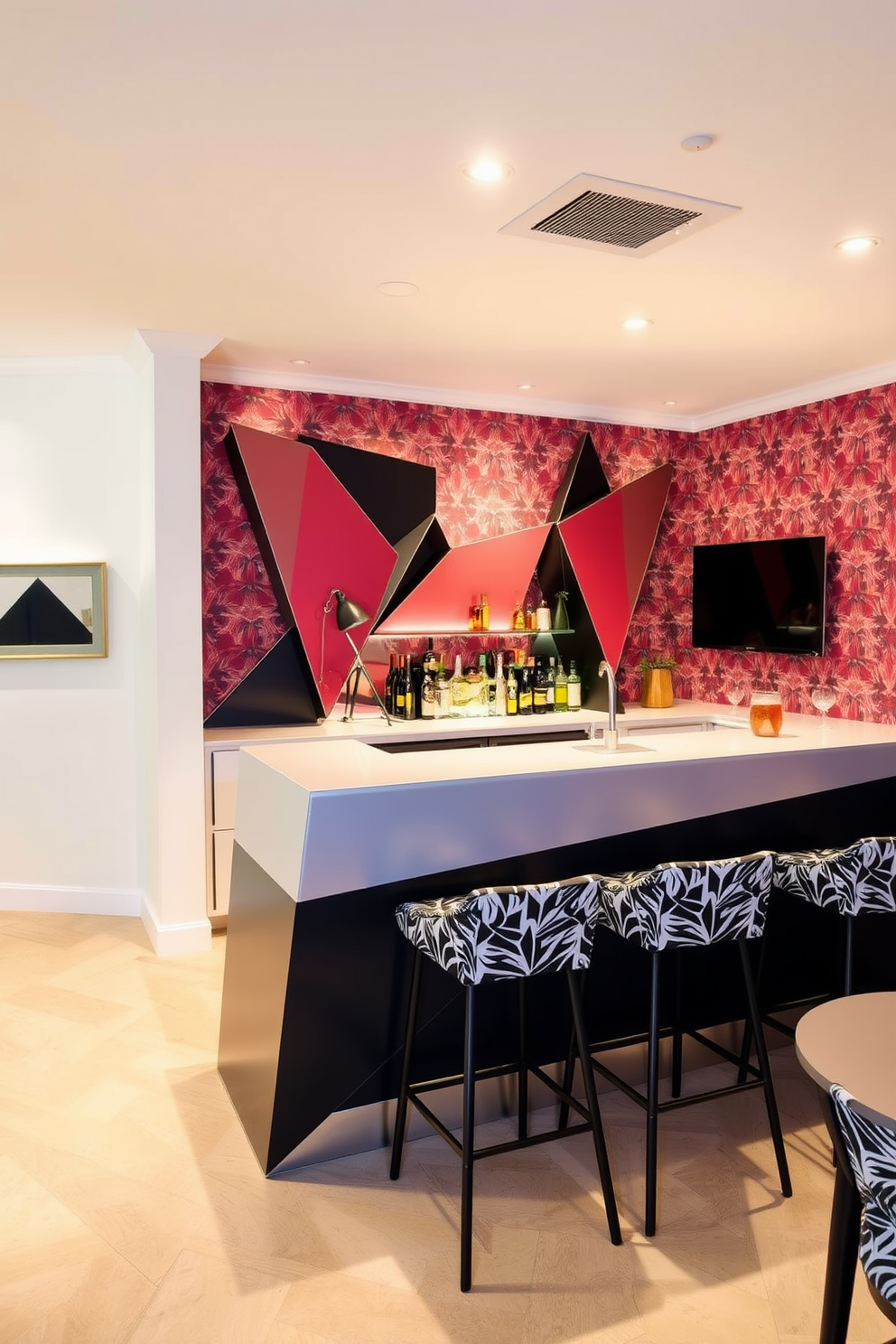 Bar Area Wallpaper Decorating Ideas 2