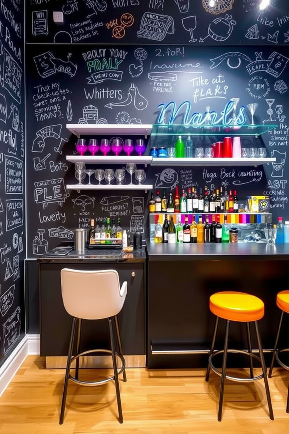 Bar Area Wallpaper Decorating Ideas 6