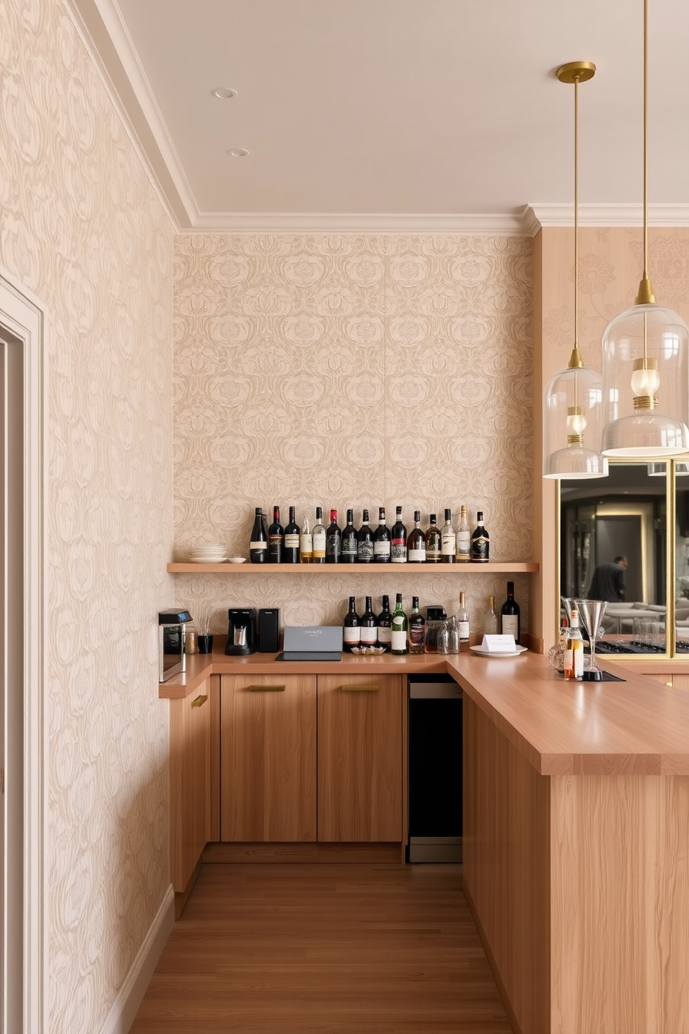 Bar Area Wallpaper Decorating Ideas 9