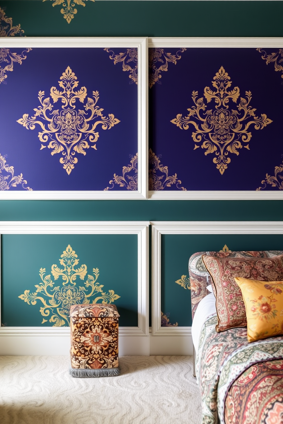 Baroque Wallpaper Decorating Ideas 14