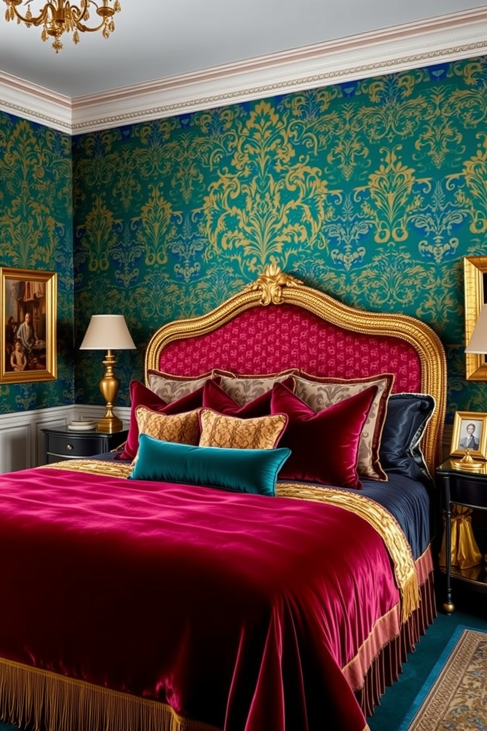 Baroque Wallpaper Decorating Ideas 3