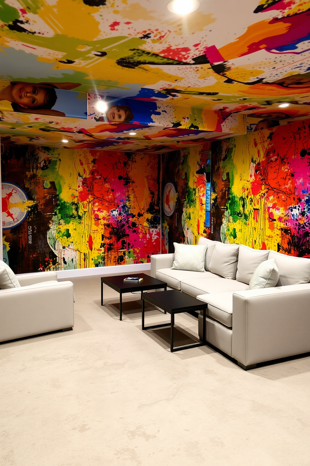 Basement Wallpaper Decorating Ideas 18