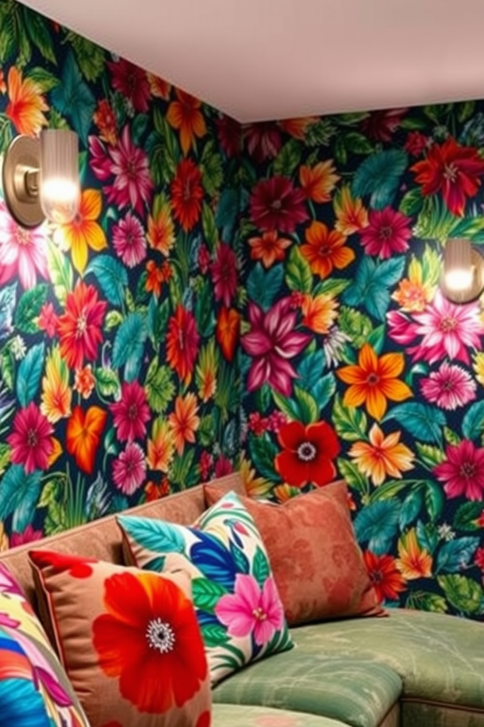 Basement Wallpaper Decorating Ideas 27