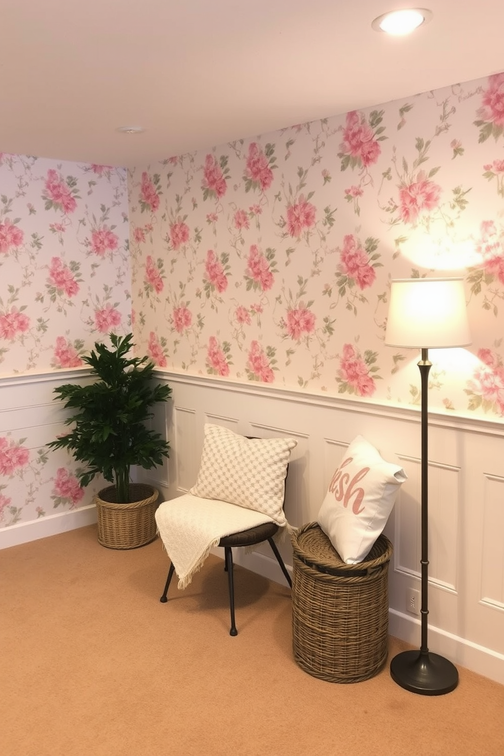 Basement Wallpaper Decorating Ideas 29