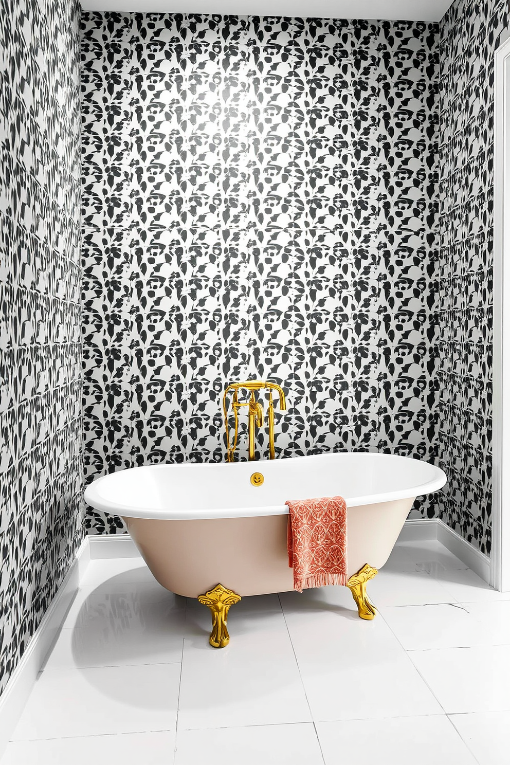 Bathroom Wallpaper Decorating Ideas 14