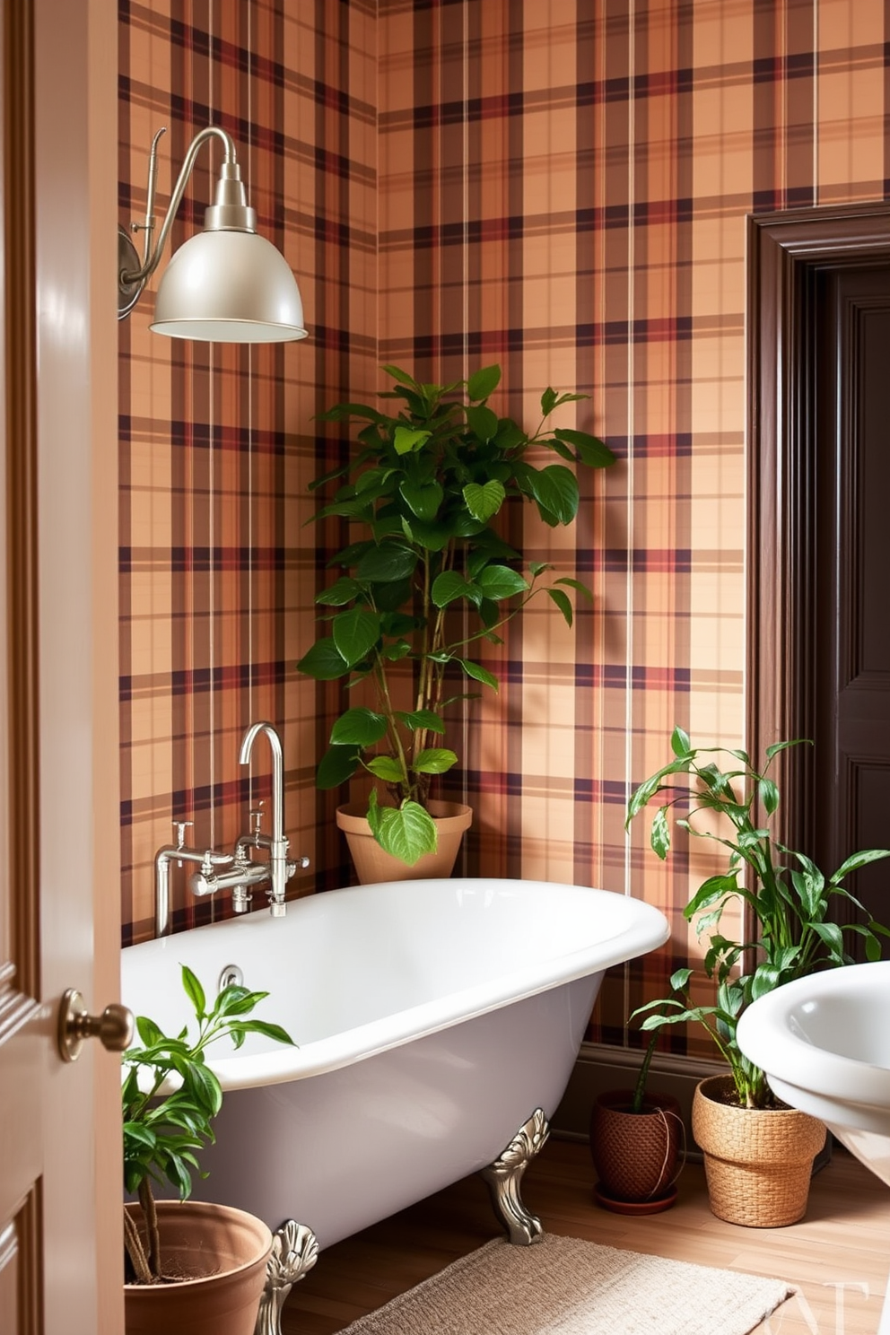 Bathroom Wallpaper Decorating Ideas 19