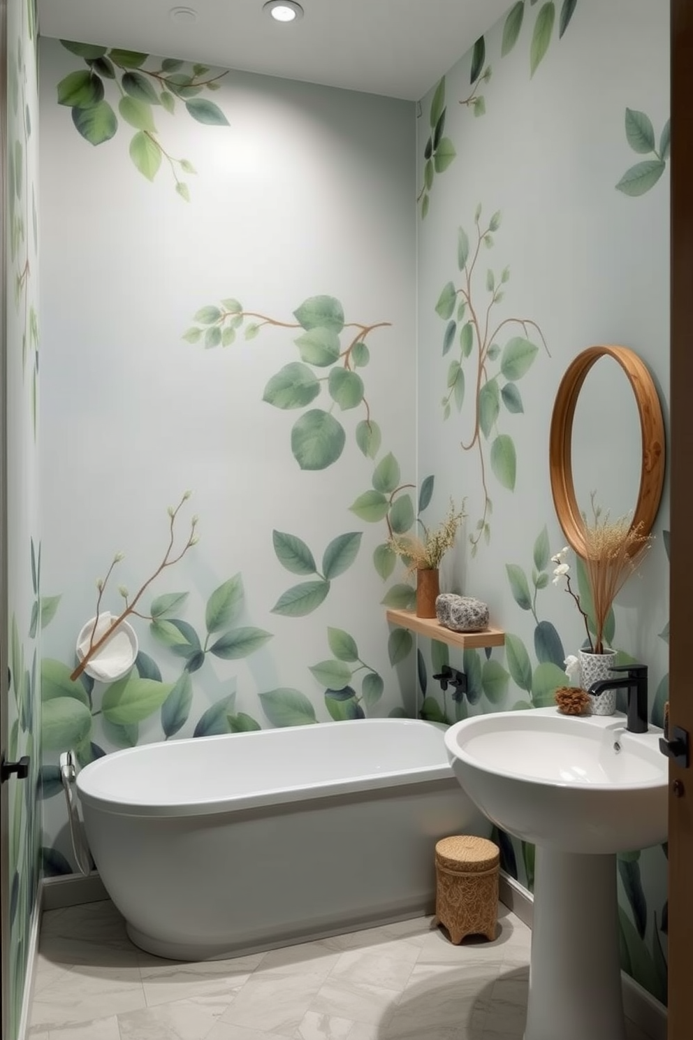 Bathroom Wallpaper Decorating Ideas 5