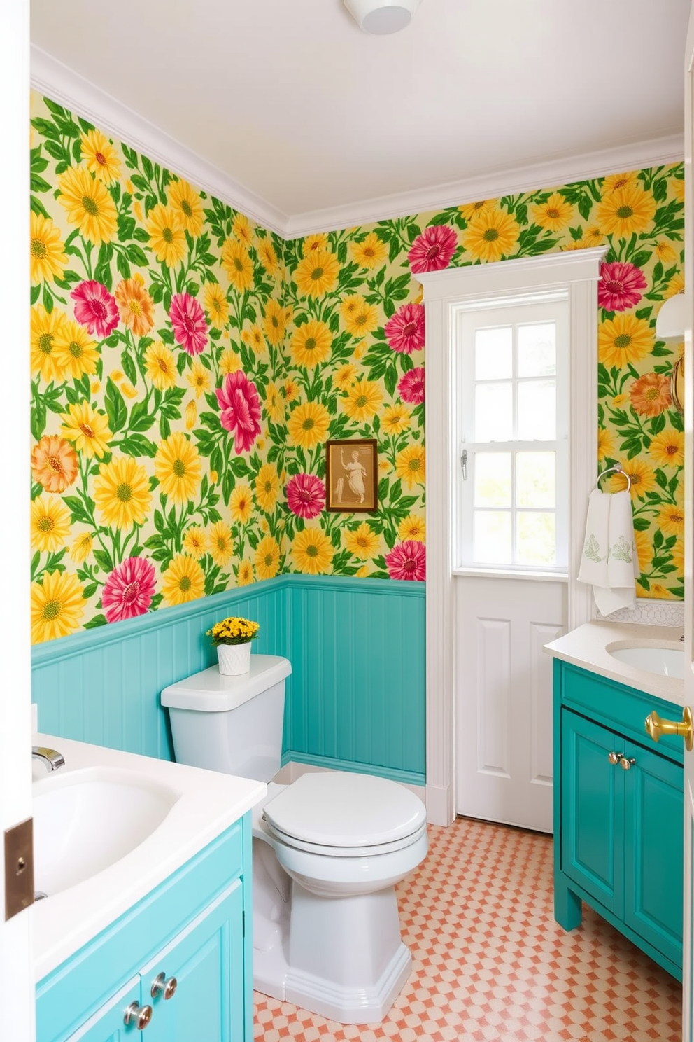 Bathroom Wallpaper Decorating Ideas 7