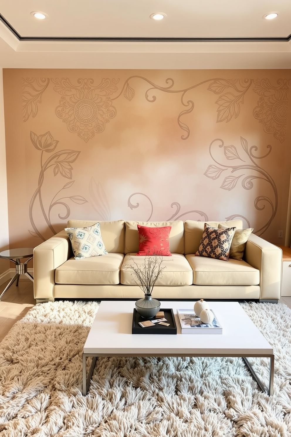 Beige Wall Painting Ideas 28