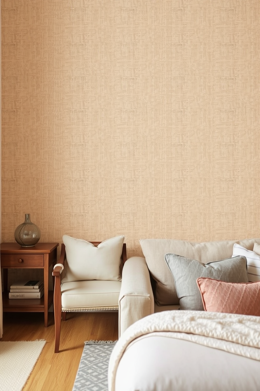 Beige Wallpaper Decorating Ideas 2