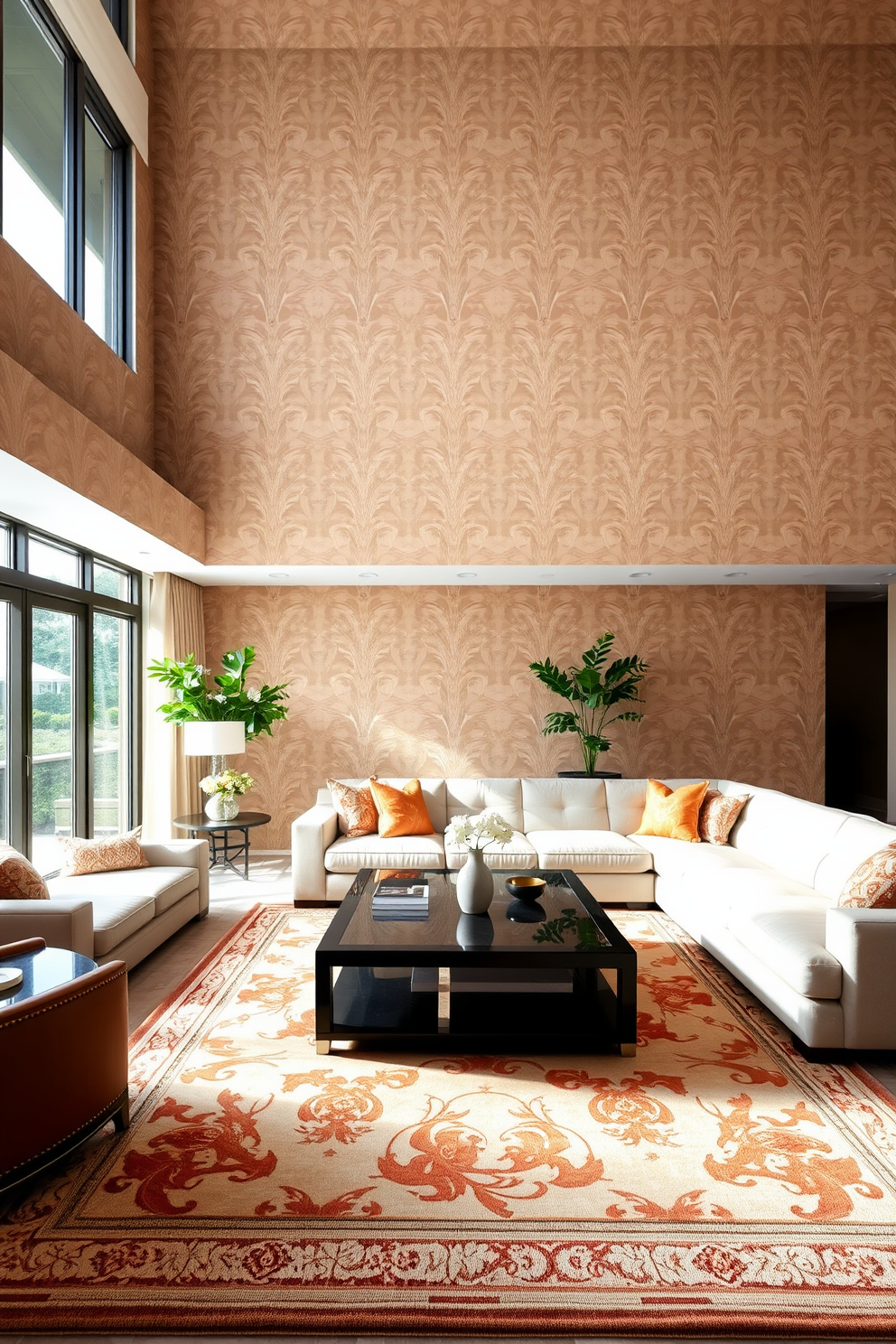 Beige Wallpaper Decorating Ideas 9