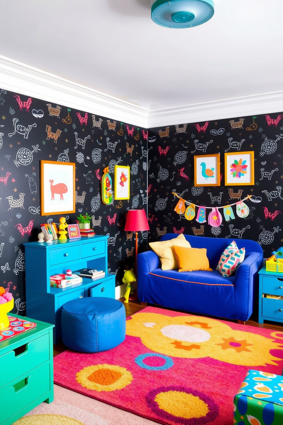 Black Wallpaper Decorating Ideas 20