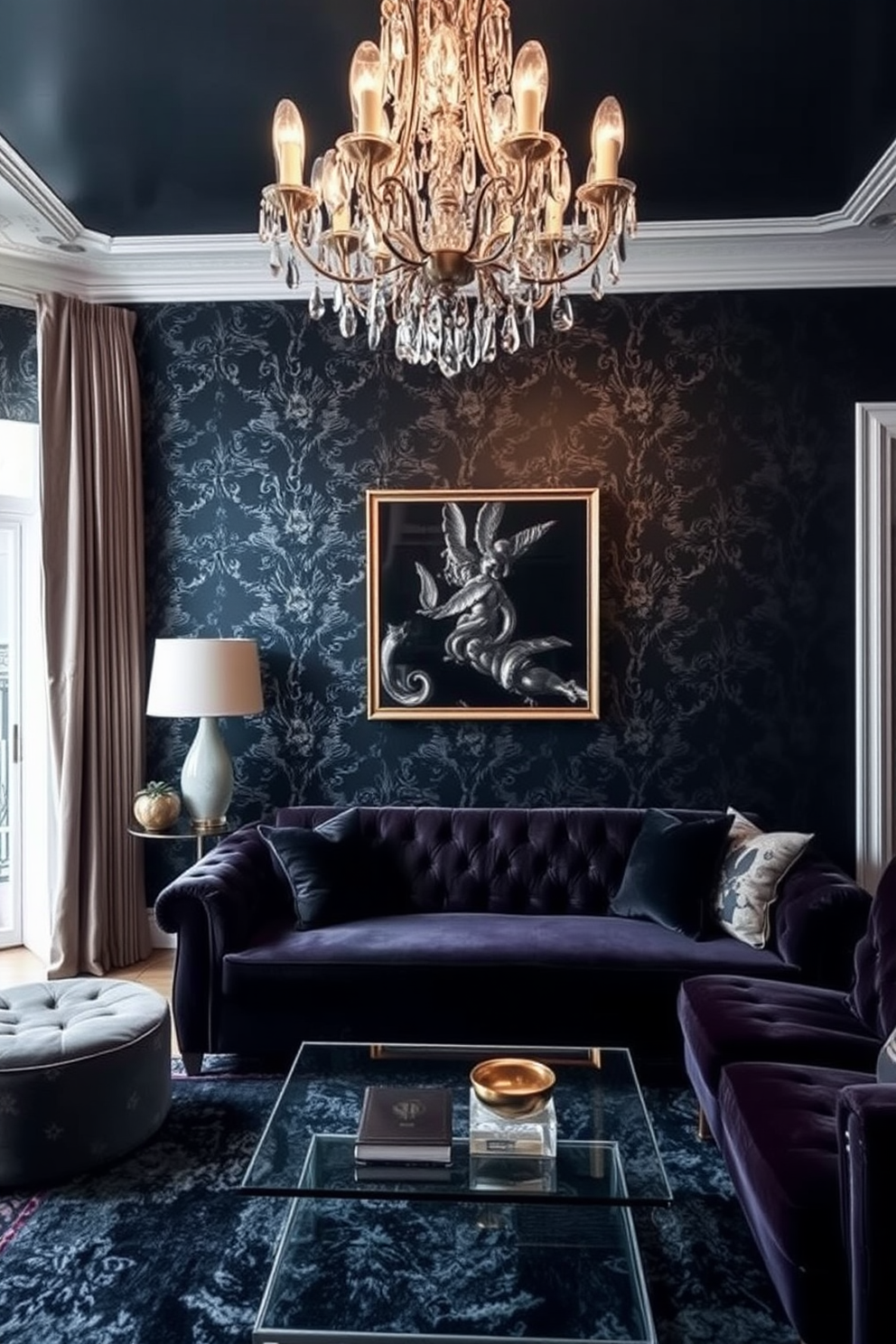 Black Wallpaper Decorating Ideas 21