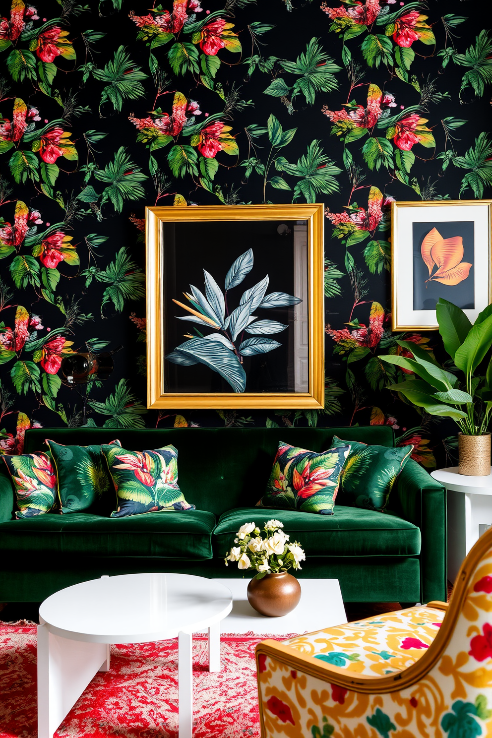 Black Wallpaper Decorating Ideas 22