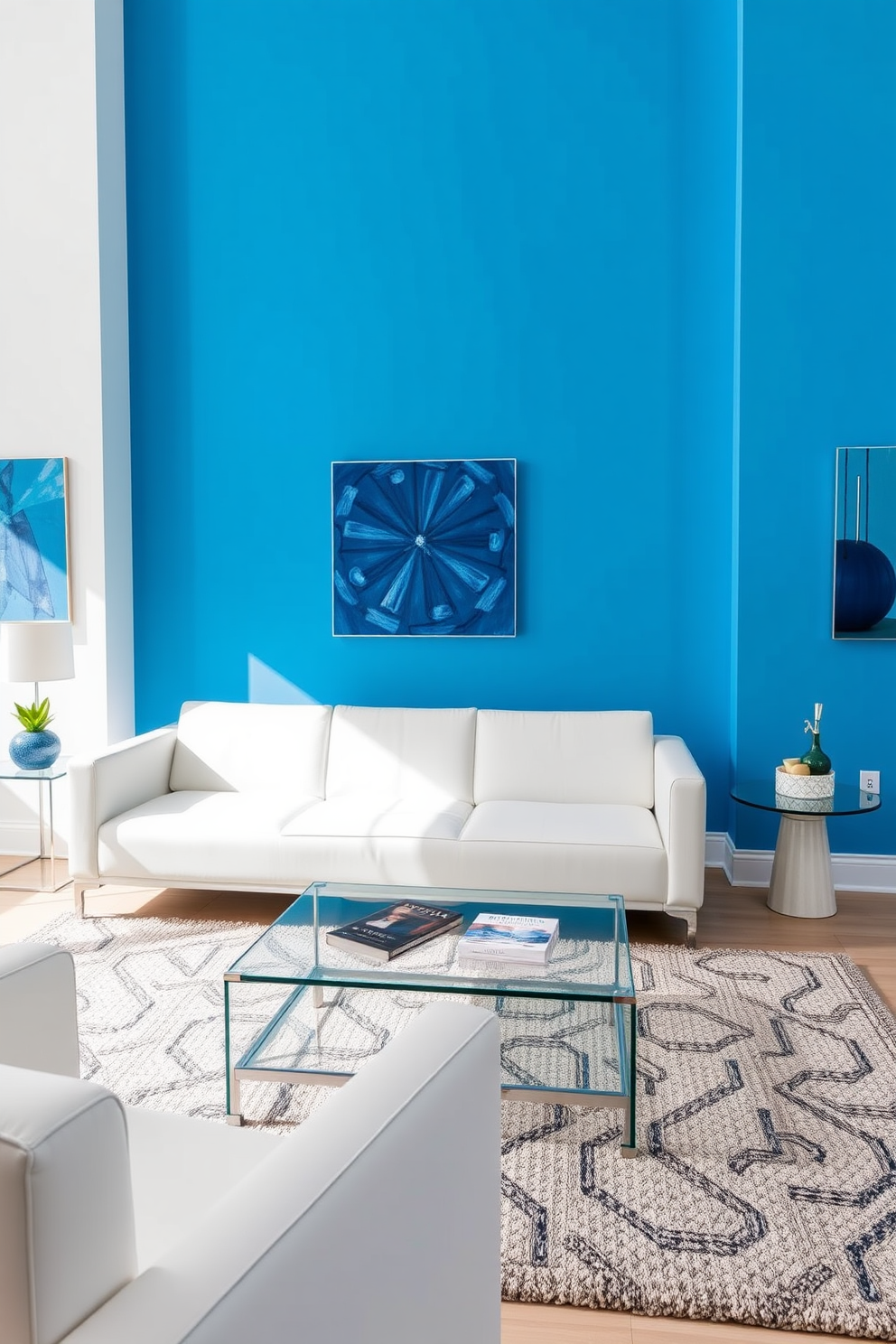 Blue Wall Painting Ideas 13