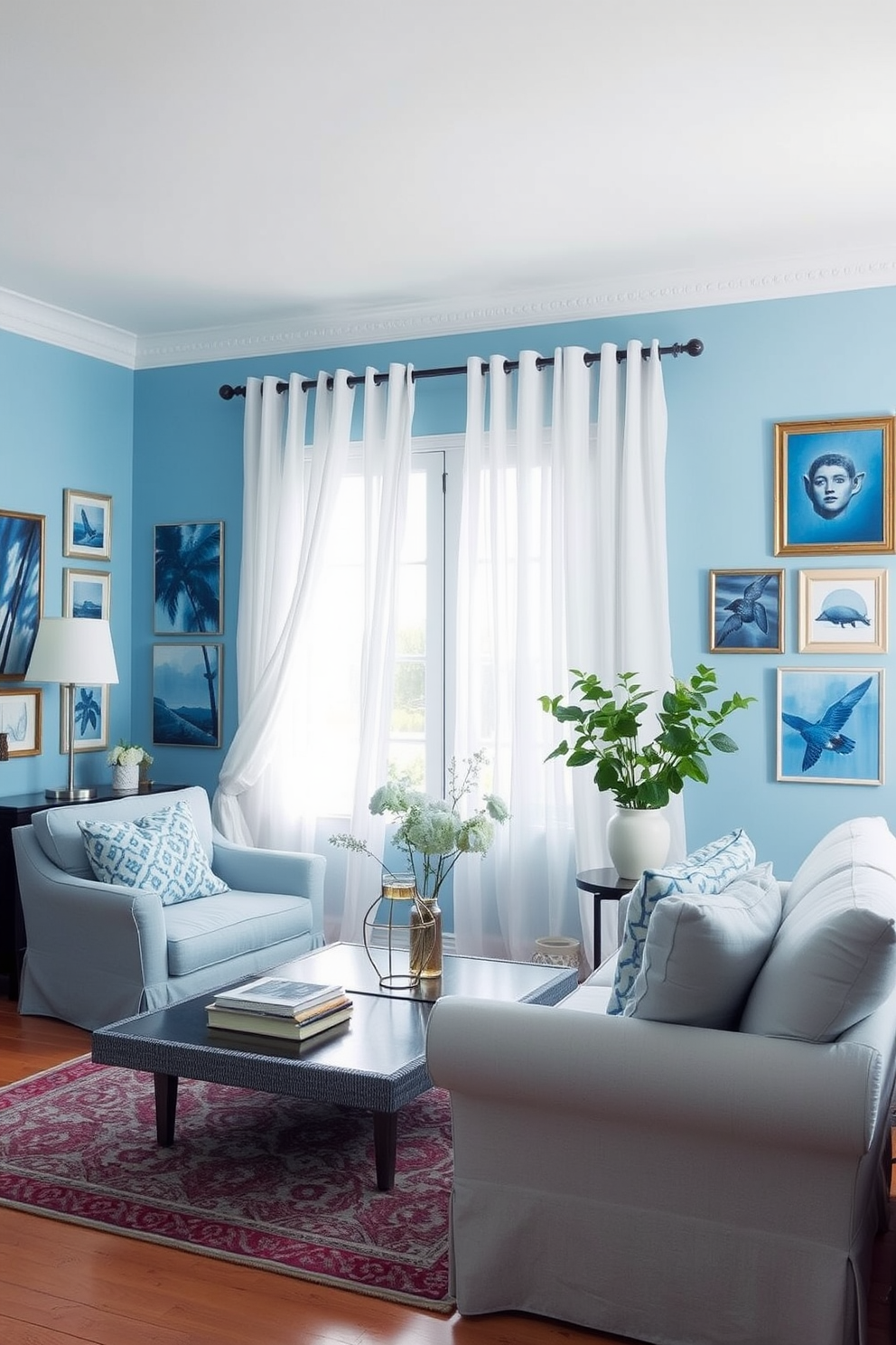 Blue Wall Painting Ideas 20