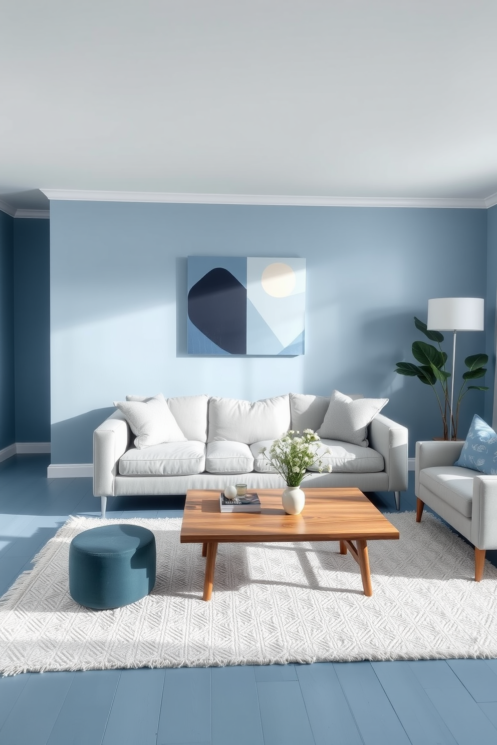 Blue Wall Painting Ideas 22