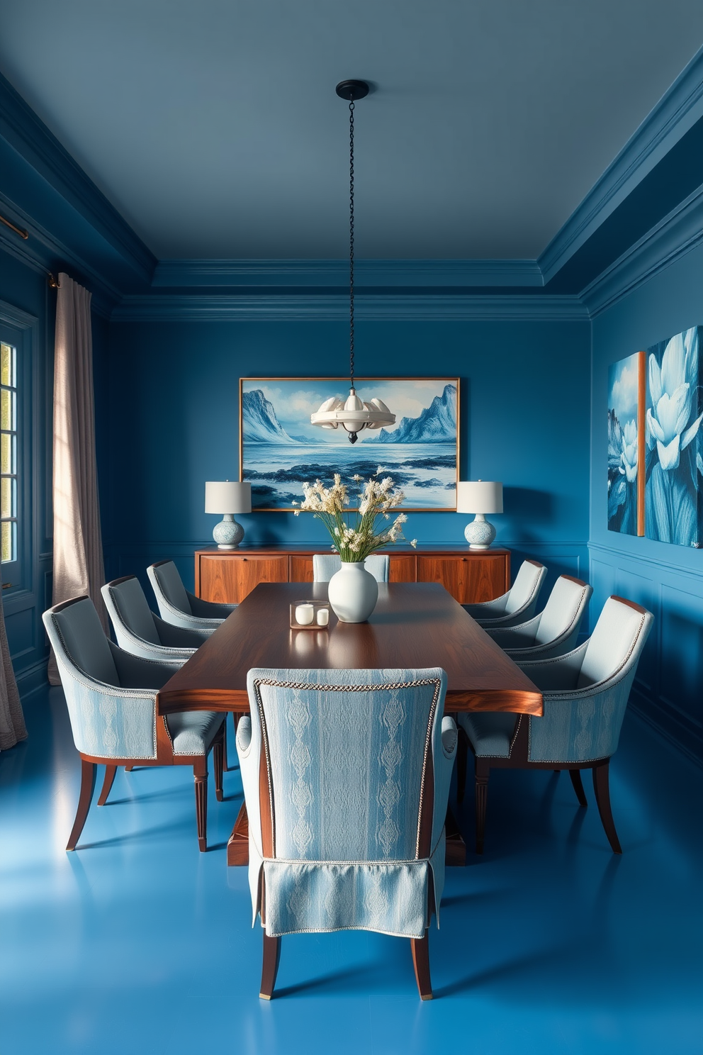 Blue Wall Painting Ideas 28