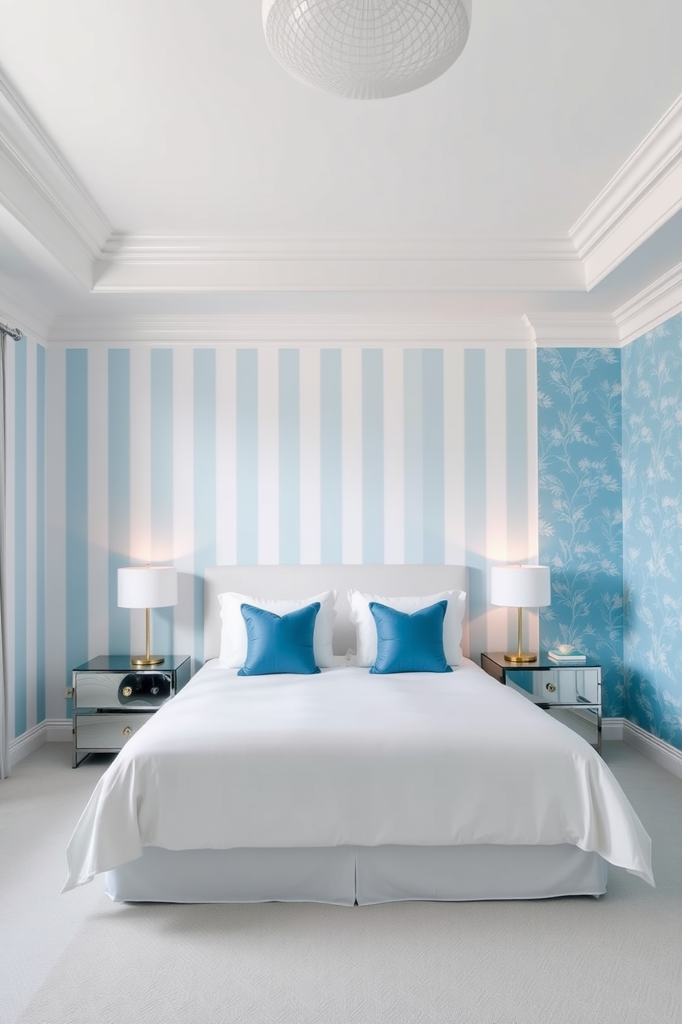 Blue Wallpaper Decorating Ideas 2