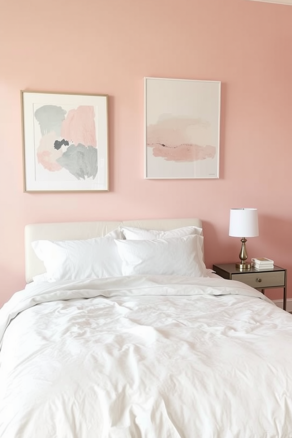 Blush Wall Painting Ideas 10