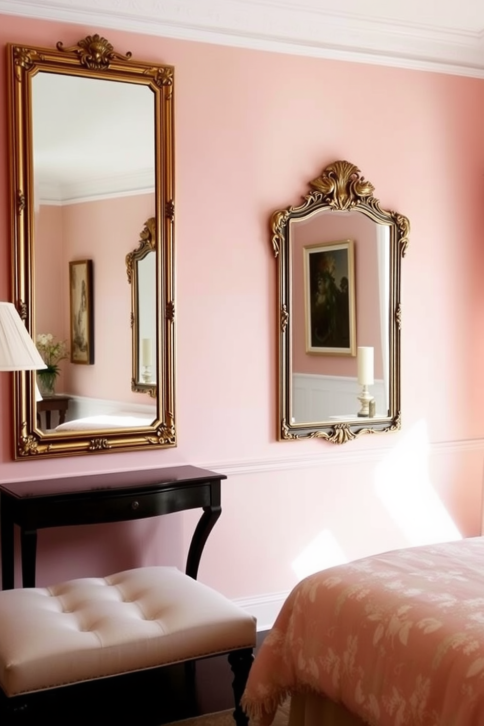 Blush Wall Painting Ideas 23