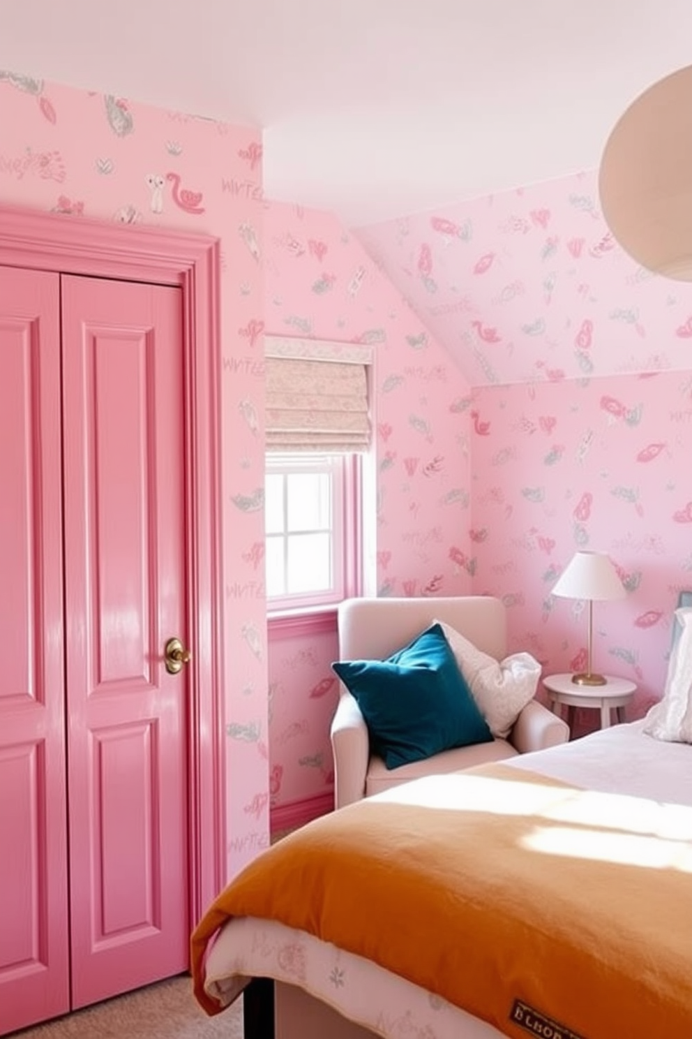 Blush Wall Painting Ideas 28