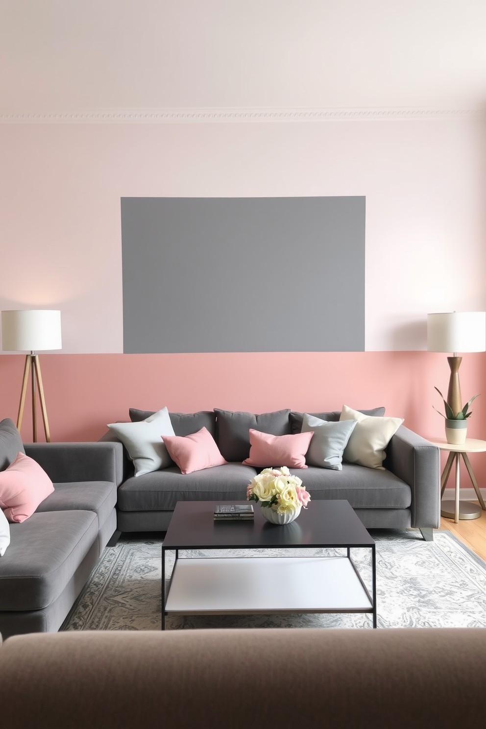 Blush Wall Painting Ideas 4