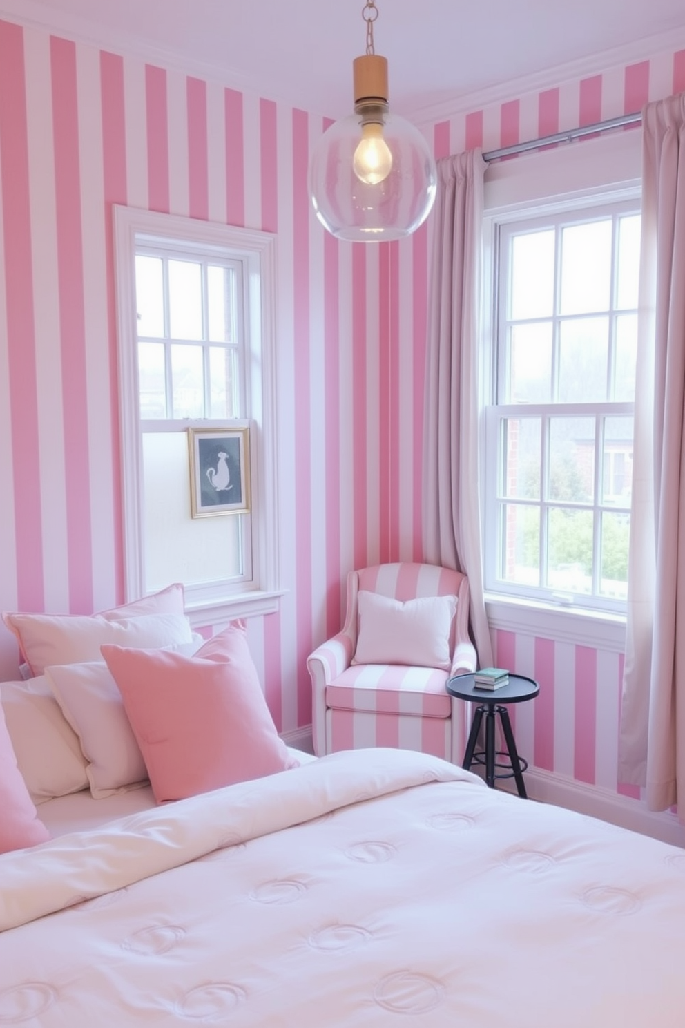 Blush Wall Painting Ideas 6