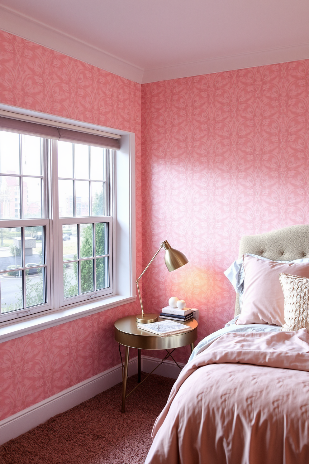 Blush Wallpaper Decorating Ideas 1