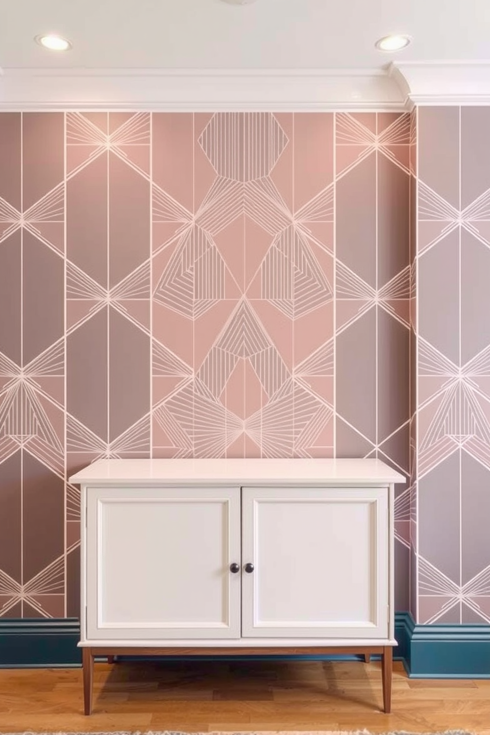 Blush Wallpaper Decorating Ideas 2