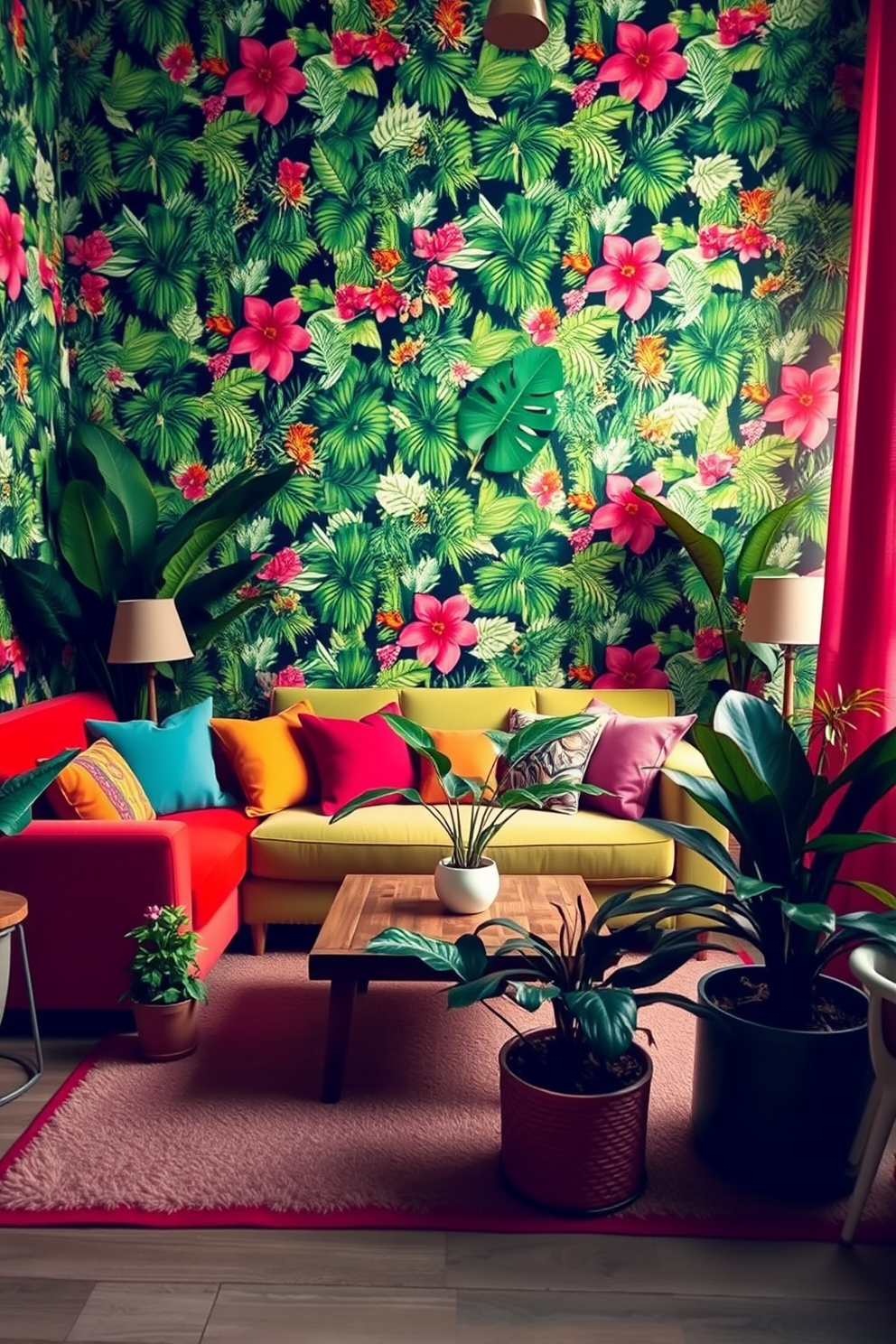 Botanical Wallpaper Decorating Ideas 1