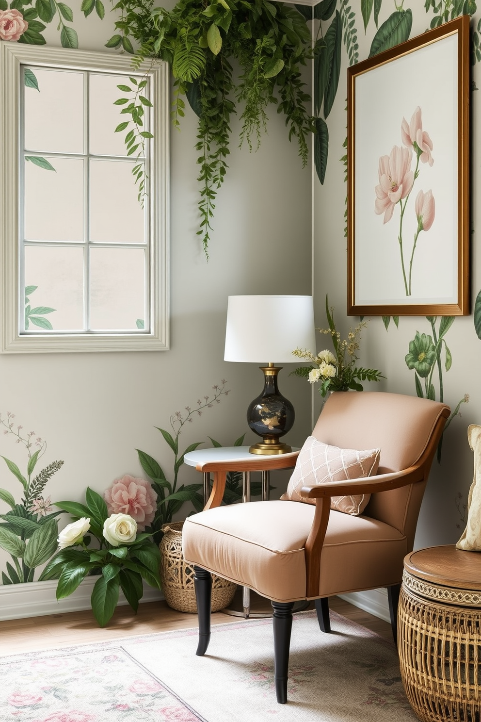 Botanical Wallpaper Decorating Ideas 10