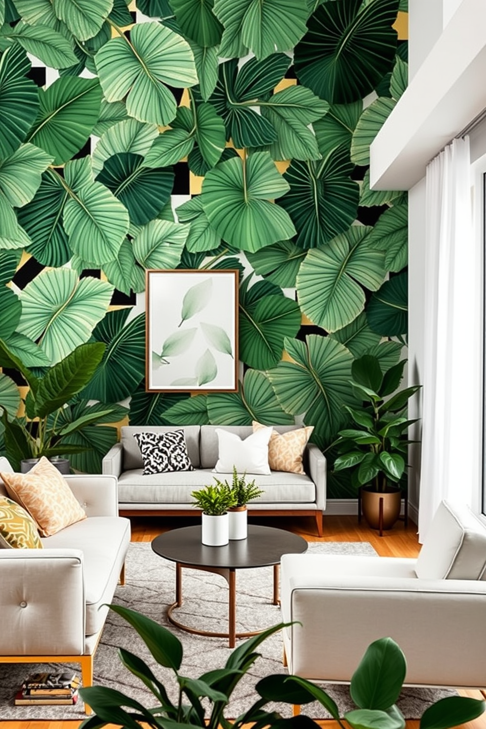 Botanical Wallpaper Decorating Ideas 11