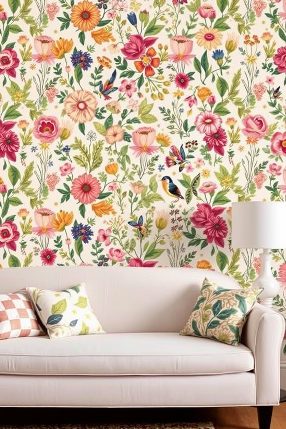 Botanical Wallpaper Decorating Ideas 12