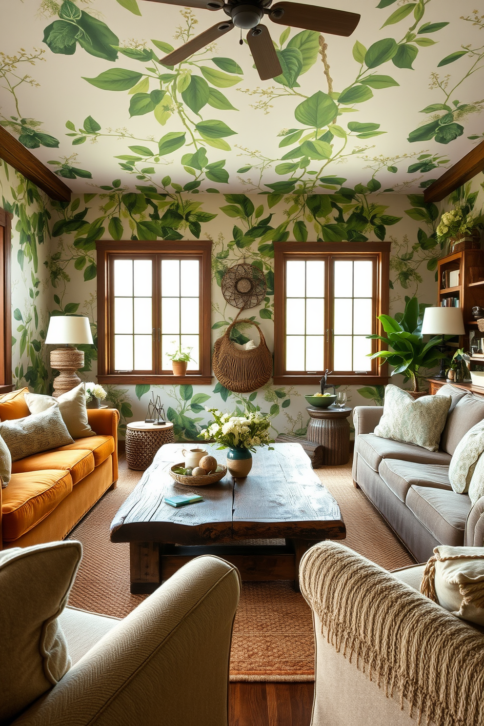 Botanical Wallpaper Decorating Ideas 16