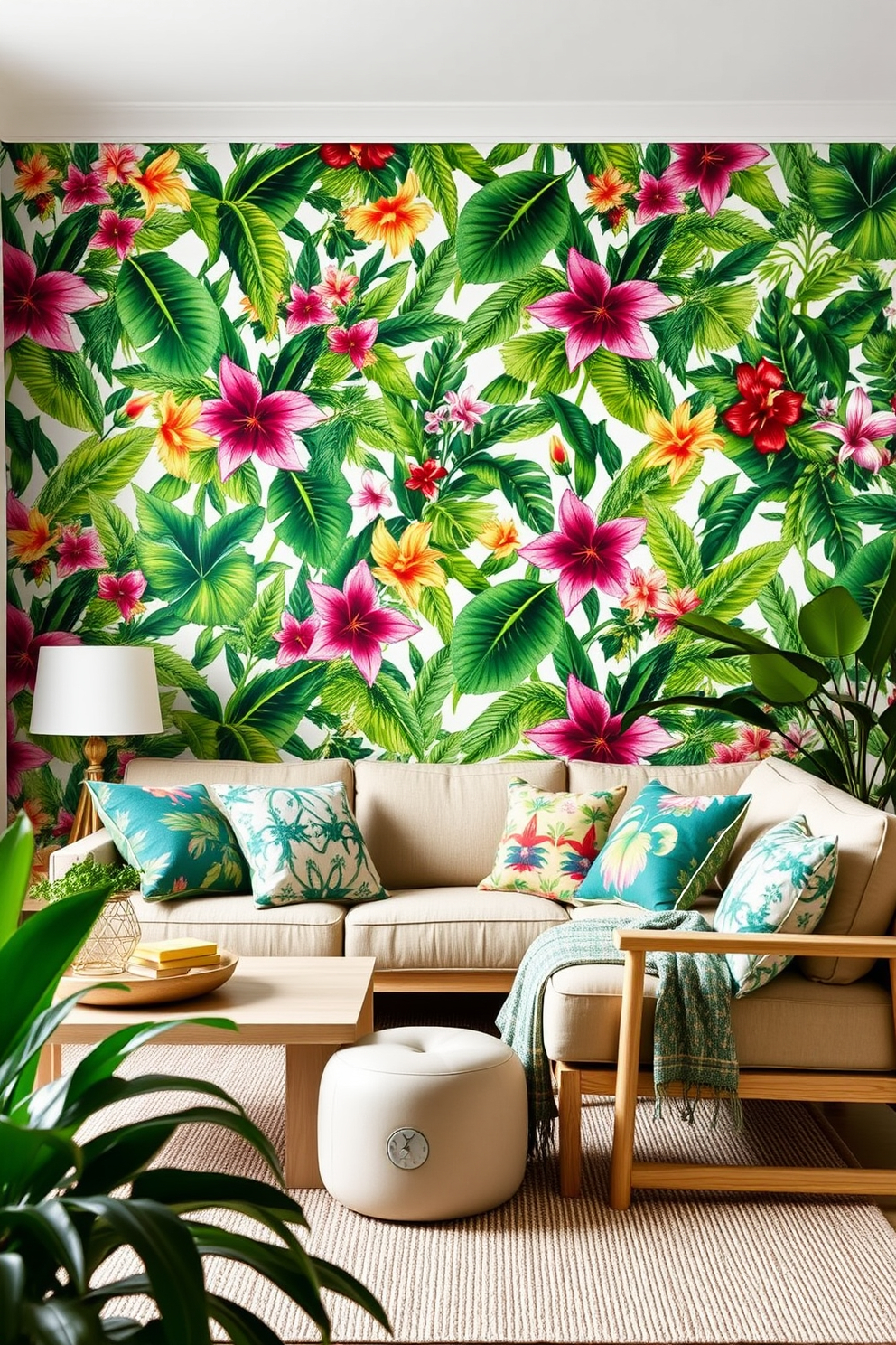 Botanical Wallpaper Decorating Ideas 17