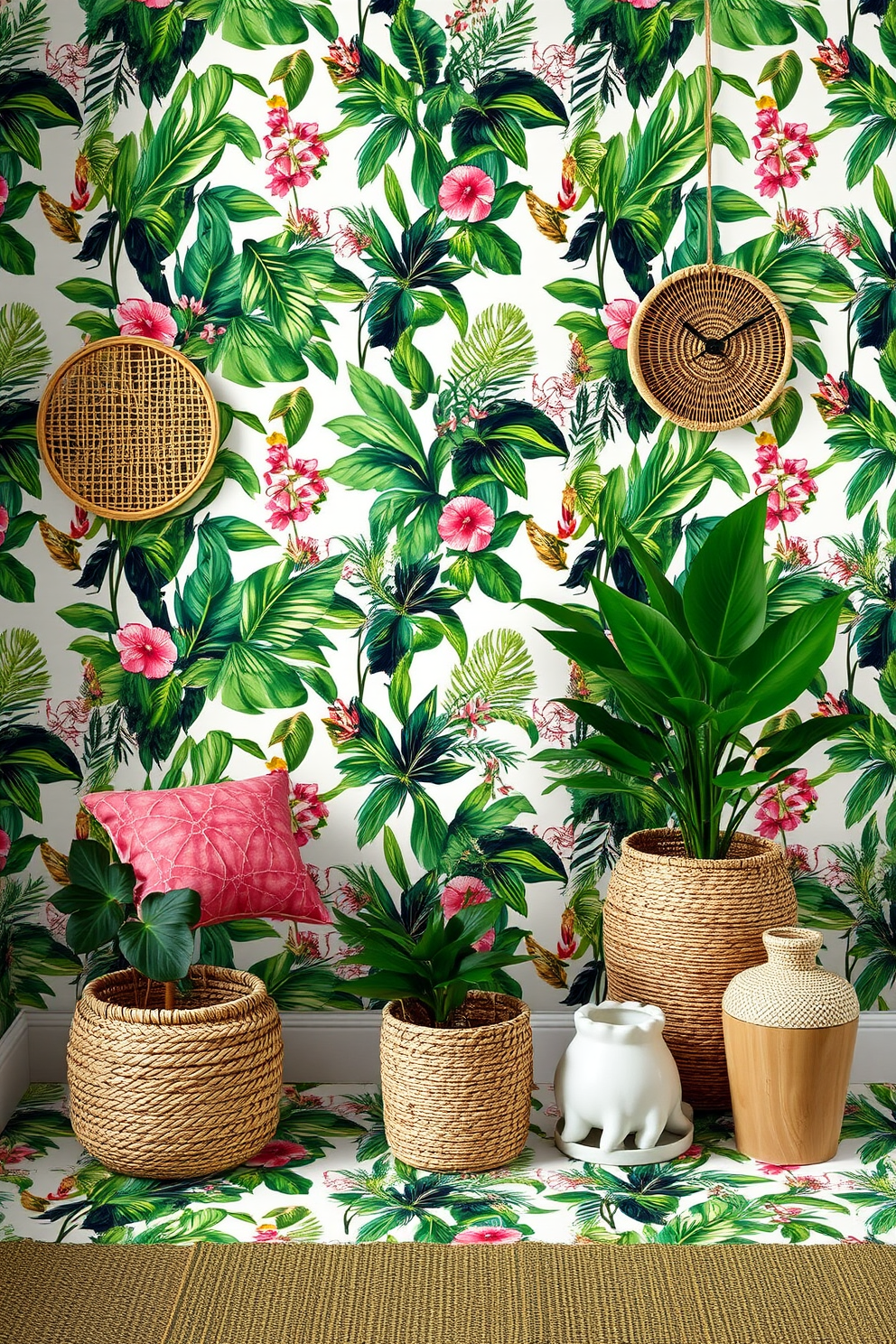 Botanical Wallpaper Decorating Ideas 18