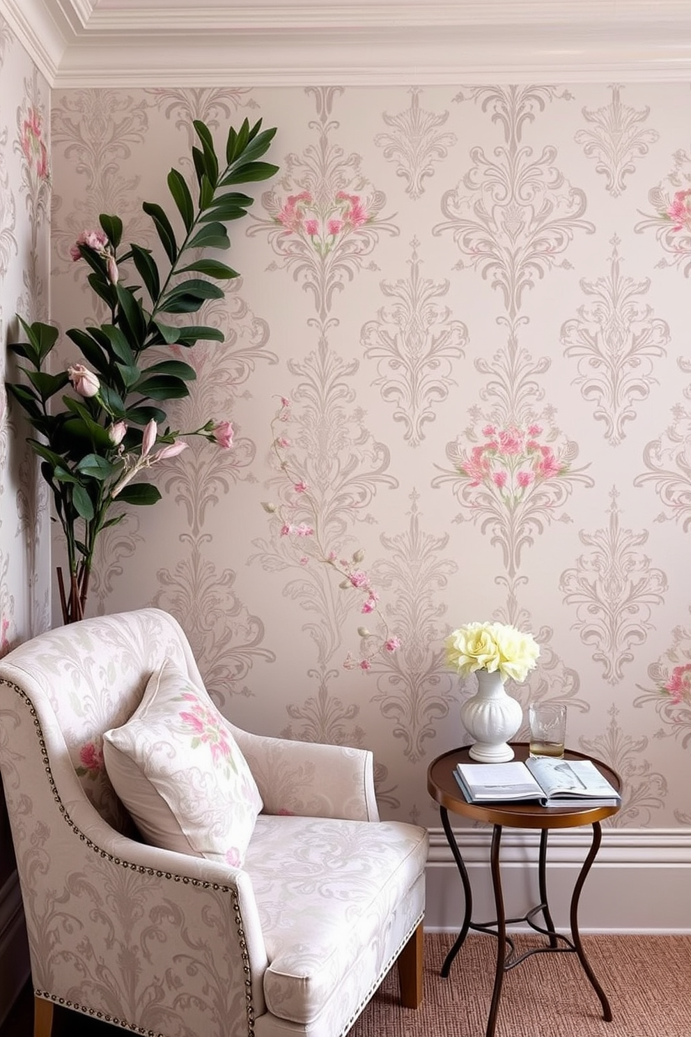 Botanical Wallpaper Decorating Ideas 20