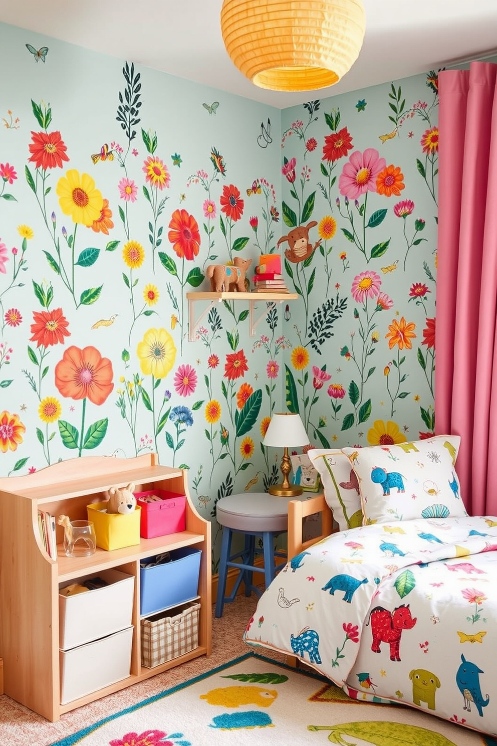 Botanical Wallpaper Decorating Ideas 21