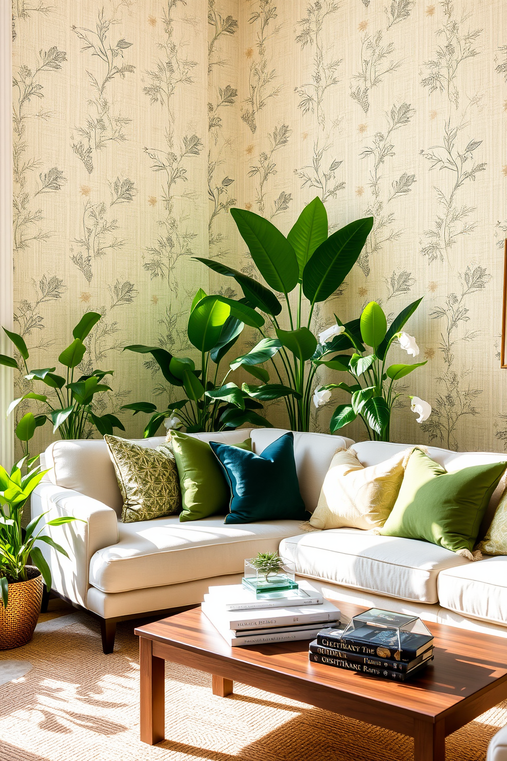 Botanical Wallpaper Decorating Ideas 23