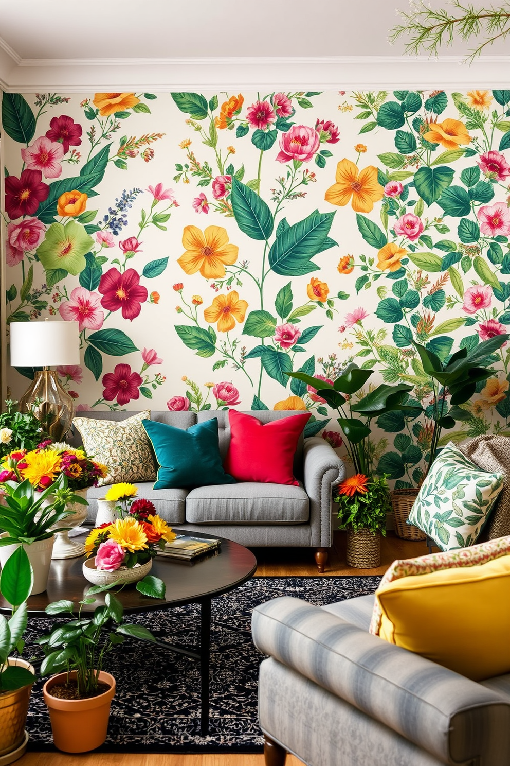 Botanical Wallpaper Decorating Ideas 24